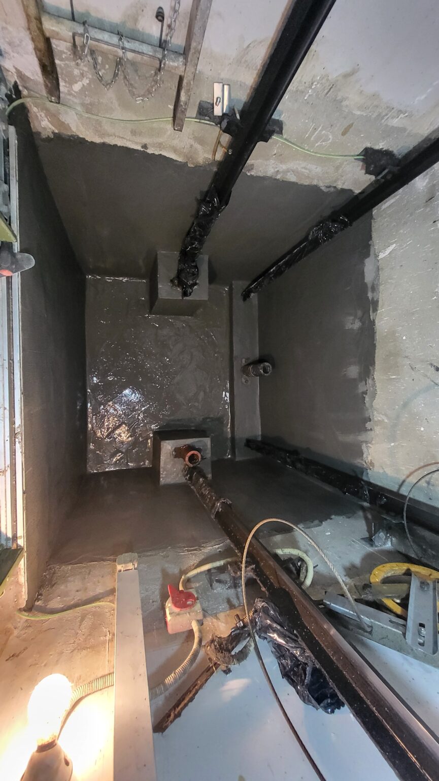 GRUPO MG diagnóstico honesto y seguimiento de obras en fosos de ascensor